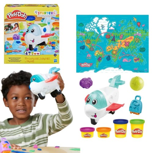 Play-Doh Starters Avionul Explorator Set de Începere Plastilină