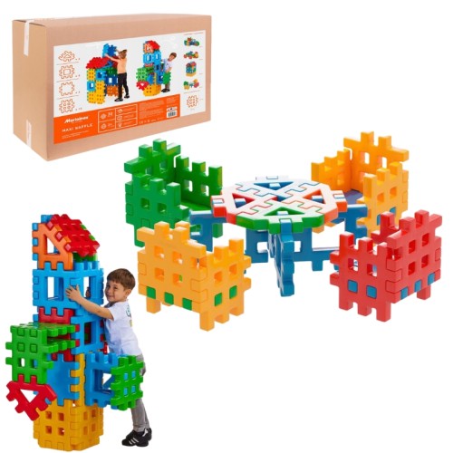 Marioinex Maxi Waffle Set de Construcție Blocuri Mari 32 Elemente 2+