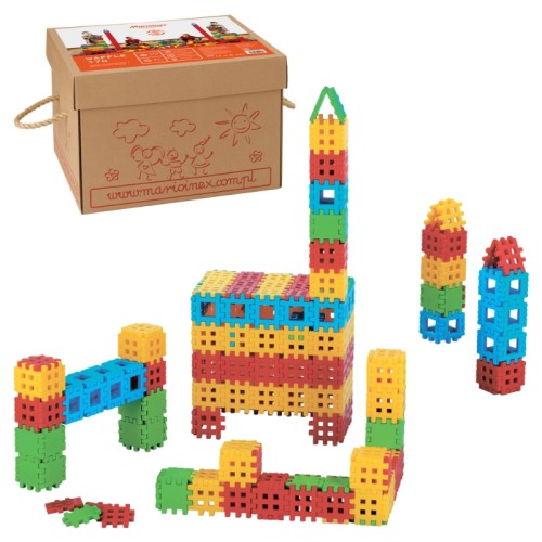 Marioinex Waffle Set de Construcție Blocuri Mari 170 Elemente în Cutie 2+