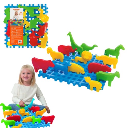 Marioinex Mini Zoo Set de Construcție Piese 14 Elemente 2+