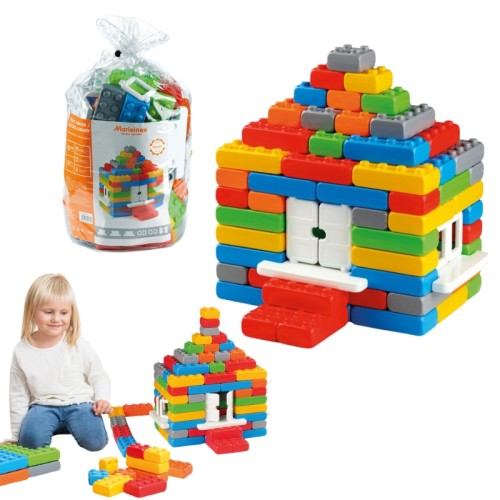 Marioinex Cărămidă Junior Set Constructiv Cărămizi Feronerie Feronerie 90 Elemente 1+