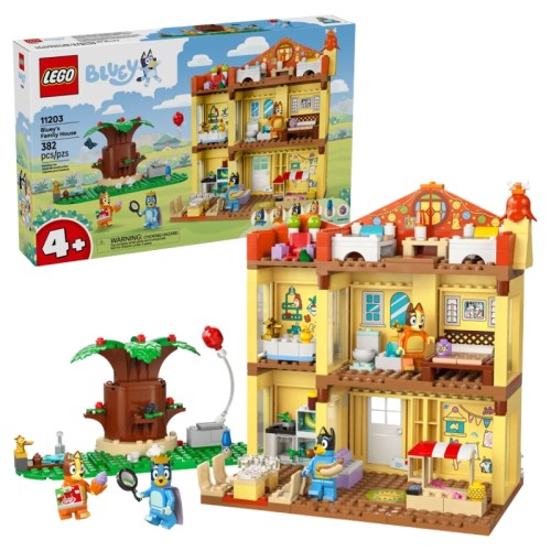 Lego Bluey Casă Familială Albastră Set 11203 382 El. 4+