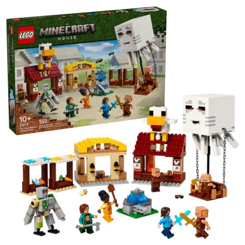 Lego Minecraft Atacul Ghastului Balon în Sat Setul 21273 555 El. 10+