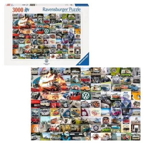 Puzzle Ravensburger Mare Piese XXL 99 Momente VW Volkswagen T1 3000 Elemente