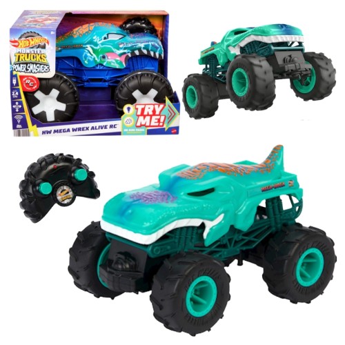 Hot Wheels Monster Trucks Mega-Wrex Mașină RC Vehicul Controlat de la Distanță 1:15
