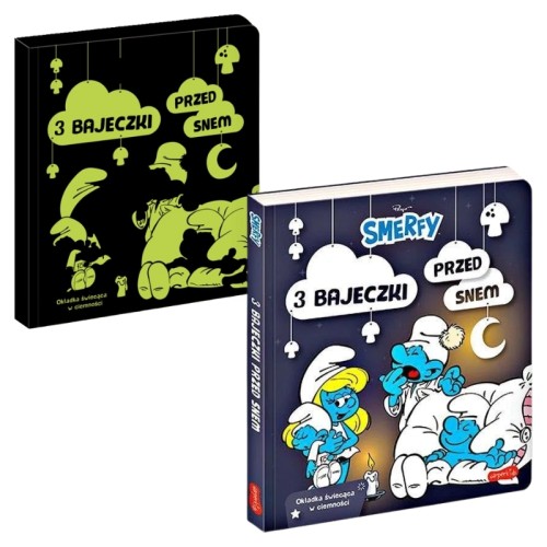 HarperKids Smurfi 3 Povestiri de Noapte Copiii Coperta Stralucitoare in Intuneric