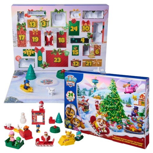 Patrula Catelusilor Calendar Advent 24 Surprize Vehicule Figurine Câini 3+