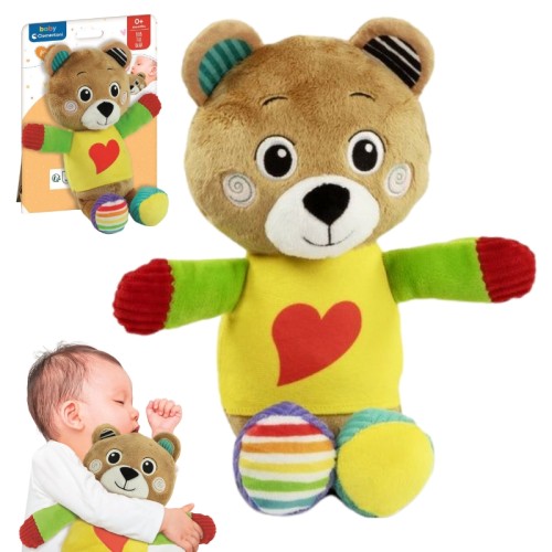 Clementoni Baby Prietenul Meu Ursuleț Jucărie de Pluș Sensory 0m+