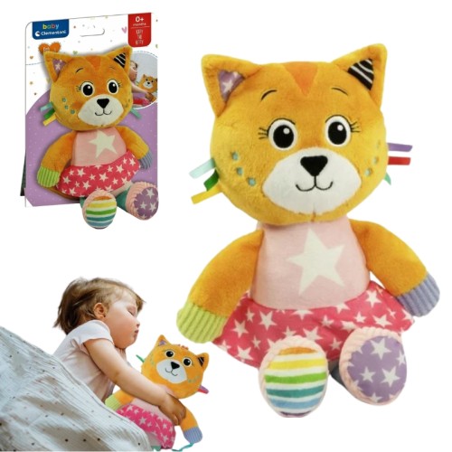 Clementoni Baby Prietena Mea Pisi Jucărie Sensorycă Pluș Plusă 0m+