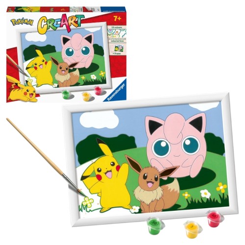 Ravensburger Pokemon Creart Set Creativ Pictura Pe Numere 7+