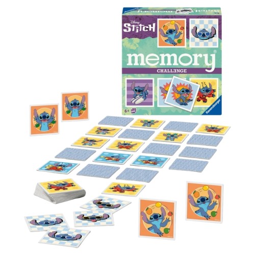 Ravensburger Joc Memory Challenge Memo Cărți Disney Stitch 6+