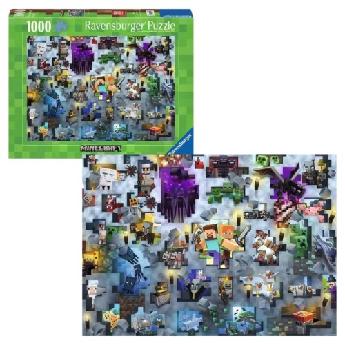 Puzzle Ravensburger Puzzle Mare Minecraft Challenge 1000 Elemente