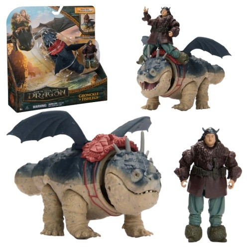Cum să-ți antrenezi dragonul Viking Hering și Dragonul Sztukamięs Set de Figurine
