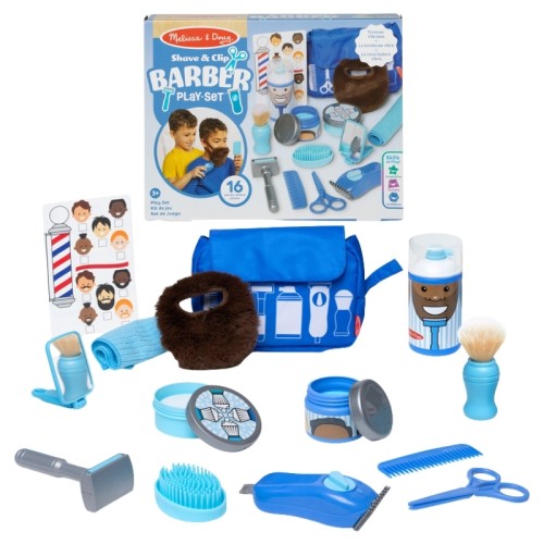 Melissa & Doug Set de Joacă Frisier Barber Shop Jucărie pentru Copii