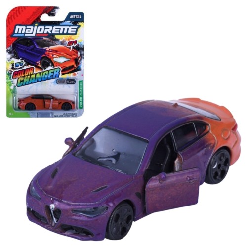 Majorette Premium Color Changer Vehicul Auto Model Schimbător de Culoare Alfa Romeo