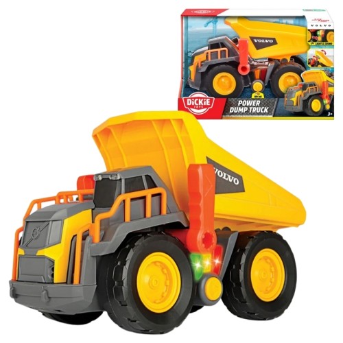 Dickie Toys Camion de gunoi Volvo Interactiv Vehicul de construcție 30 cm Lumină Sunet