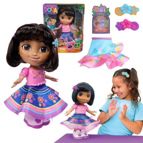 Dora Descoperă Lumea Papusa Interactivă Dansatoare Figurina Dansează Cu Mine 30 Cm.
