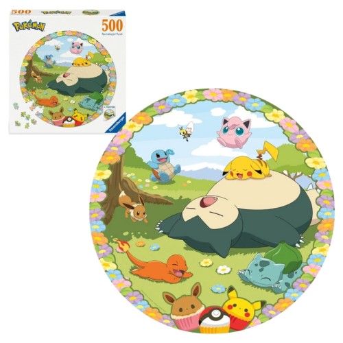 Puzzle Ravensburger Puzzle Mare Pokemon 500 Piese Ovali Snorlax