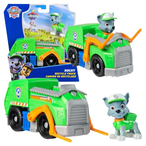 Spin Master Patrula Câinilor Vehicul de Bază + Figurina Rocky 3+