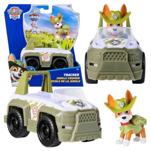 Spin Master Patrula Câinilor Vehicul de Bază + Figurina Tracker 3+