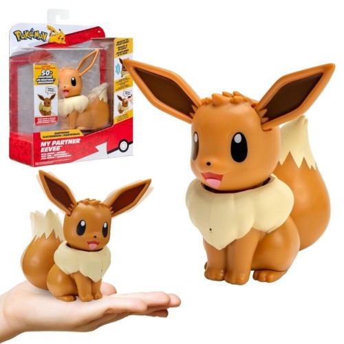 Jazwares Pokemon - Figurina Interactivă Partenerul Meu Eevee