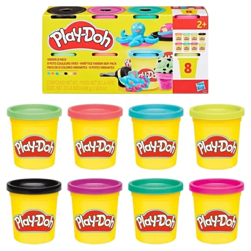 Play-Doh - Ciastolina Explozia Culorilor 8-pak Tuburi Vibrant Mix