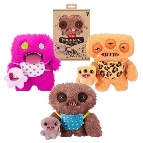 Zuru Fuggler Mini Rascals Monstruțe Surpriză Amuzante Set Două Jucării 4+