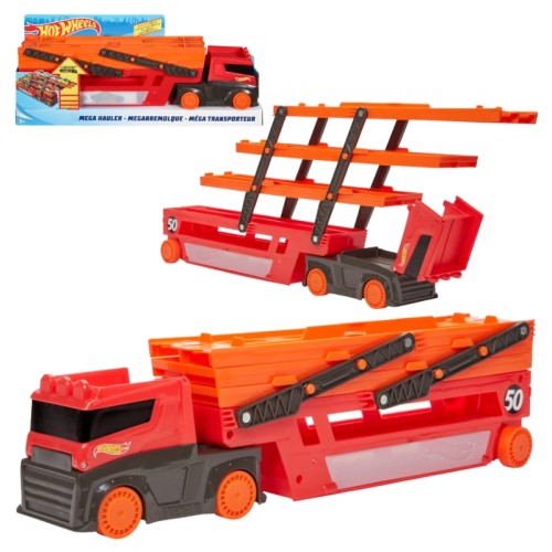 Hot Wheels Transportor Remorcă pentru Transportul Mașinilor 3+