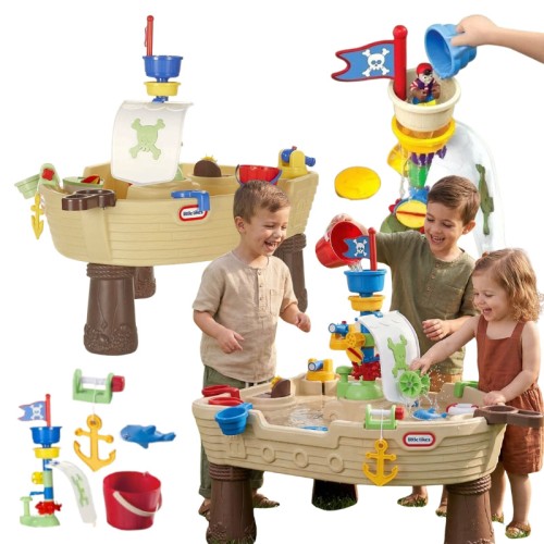 Little Tikes Cutie Sandbox Masă de Apă Vapor Pirat