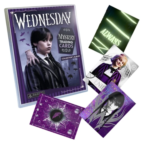 Panini Wednesday Set Start Album 3 Pungi Card Limitată 5+