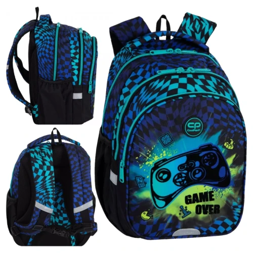 Coolpack Jerry Rucsac Școlar 3-compartimente Gamer Chess