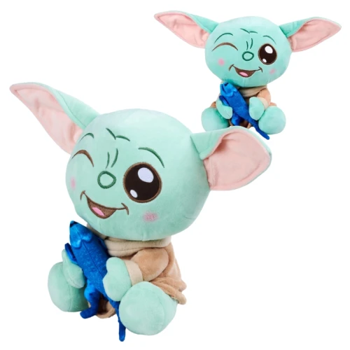 Disney Star Wars Plusză Mandalorian Grogu cu Șopârla Baby Yoda Jucărie 25cm