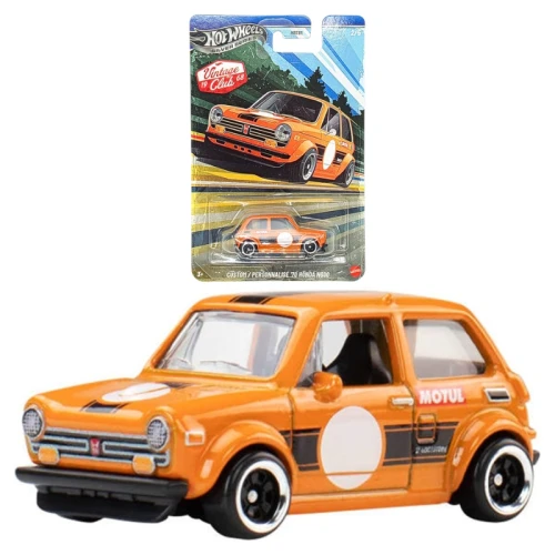 Hot Wheels Silver Series Vintage Mașină de Colecție Custom '70 Honda N600 JKY27