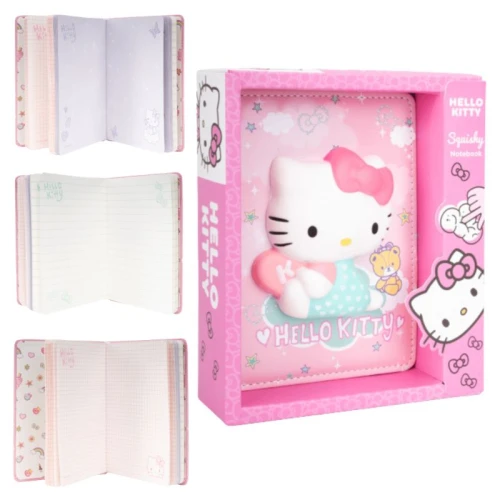 Coolpack Notes Jurnal Caiet B6 100 file Squishy 3D Hello Kitty roz