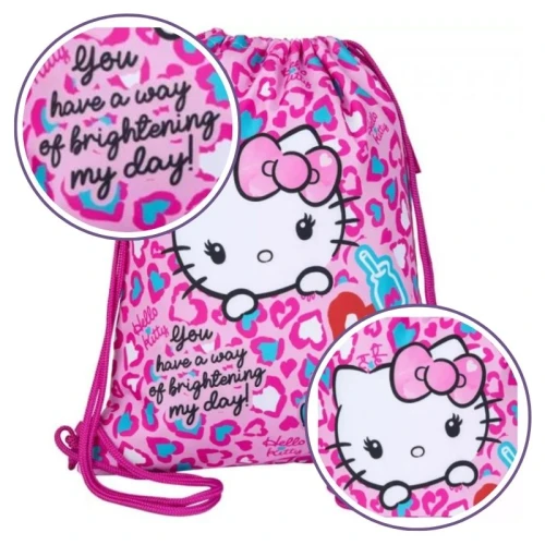 Coolpack Hello Kitty Beta Sac pentru Pantofi Sport Gimanstică Roz Pink 2