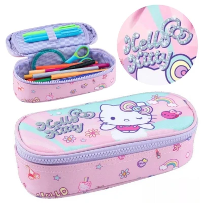 Coolpack Campus Penar Rigide cu Un Singur Compartiment cu Capac Roz Hello Kitty