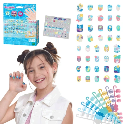 Aquabeads Set Complementar Pentru Manichiură Pentru Copii - Unicorni și Stele