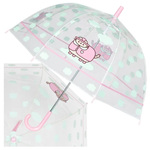 Umbrelă pentru copii Umbrelă automată roz Pusheen pentru copii 3+