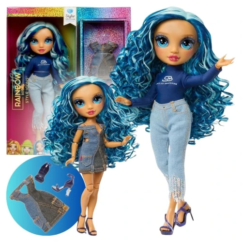 Papusa de Modă Pentru Copii Rainbow High Style Icons Skyler Bradshaw Accesorii Pentru Fetițe