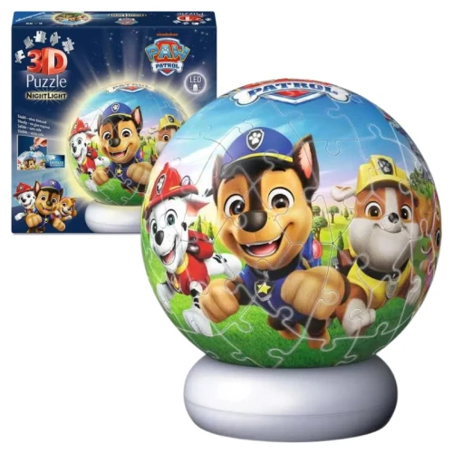Ravensburger Puzzle 3D Model Spațial Psi Patrol Lampă de Noapte 73 piese 6+