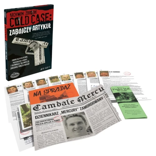 Ravensuburger Thinkfun Arhiva Crimelor Cold Case Articol Criminal Joc de Masă Detectiv 14+