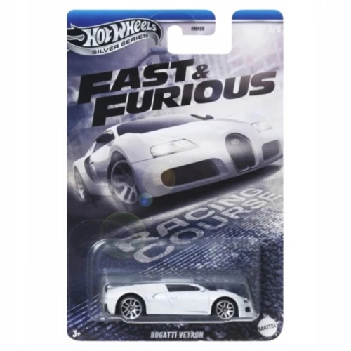 Hot Wheels Premium Fast & Furious Mașină Metalică Anvelope Din Cauciuc Mașinuță Colecționabilă Bugatti Veyron JBY43