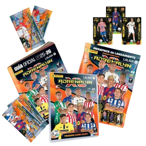 Panini Adrenalyn XL La Liga 2026 Set Megastart + Pliculețe Cu Cartonașe Cartonașe Colecționabile