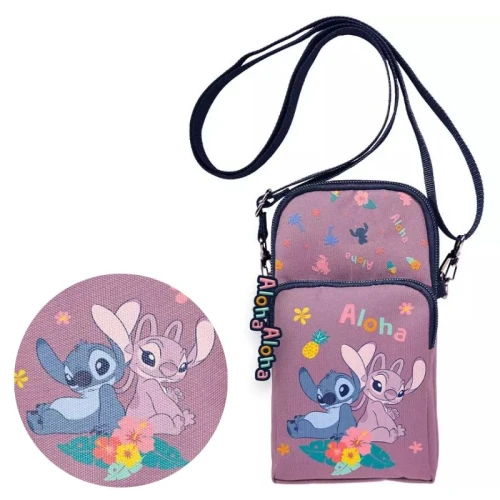 Paso Borseta Pentru Telefon Geantă De Gât Cu Șnur Practică Stitch Aloha