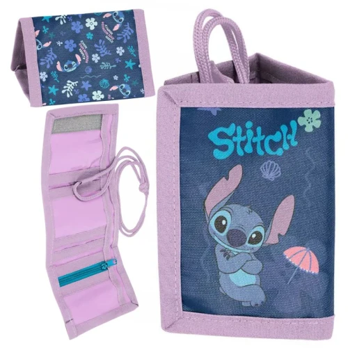 Portofel pentru Copii Paso Pliabil Stitch Coastal Cool