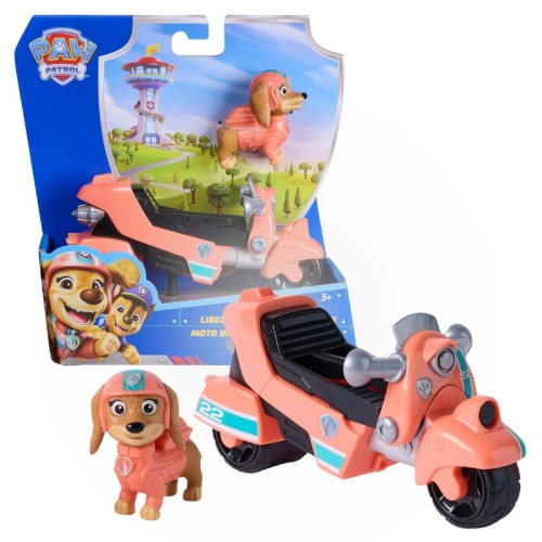 Jucărie Psi Patrol Liberty Paw Patrol Vehicul cu Figurina Set Pentru Copii Figurina