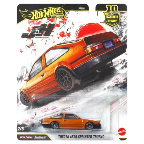 Hot Wheels Premium Car Culture Japan Historics Mașină Toyota AE86 Sprinter Trueno JKF10
