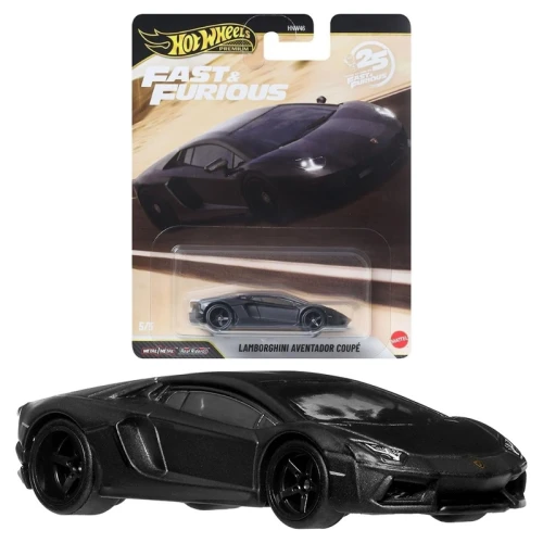 Hot Wheels Premium Fast&Furious Mașină de Colecție Lamborghini Aventador Coupe JHW77