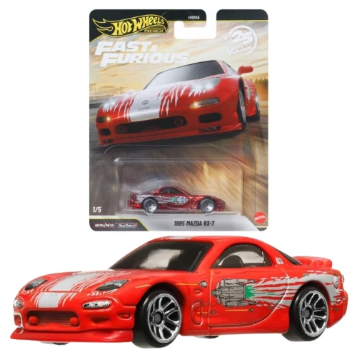 Hot Wheels Premium Fast&Furious Mașinuță Colecționar 1995 Mazda RX-7 JHW71