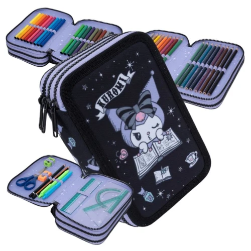 Penar Școlar Kuromi Coolpack Cu Echipament Complet Trei Compartimente Extensibil Pentru Școală